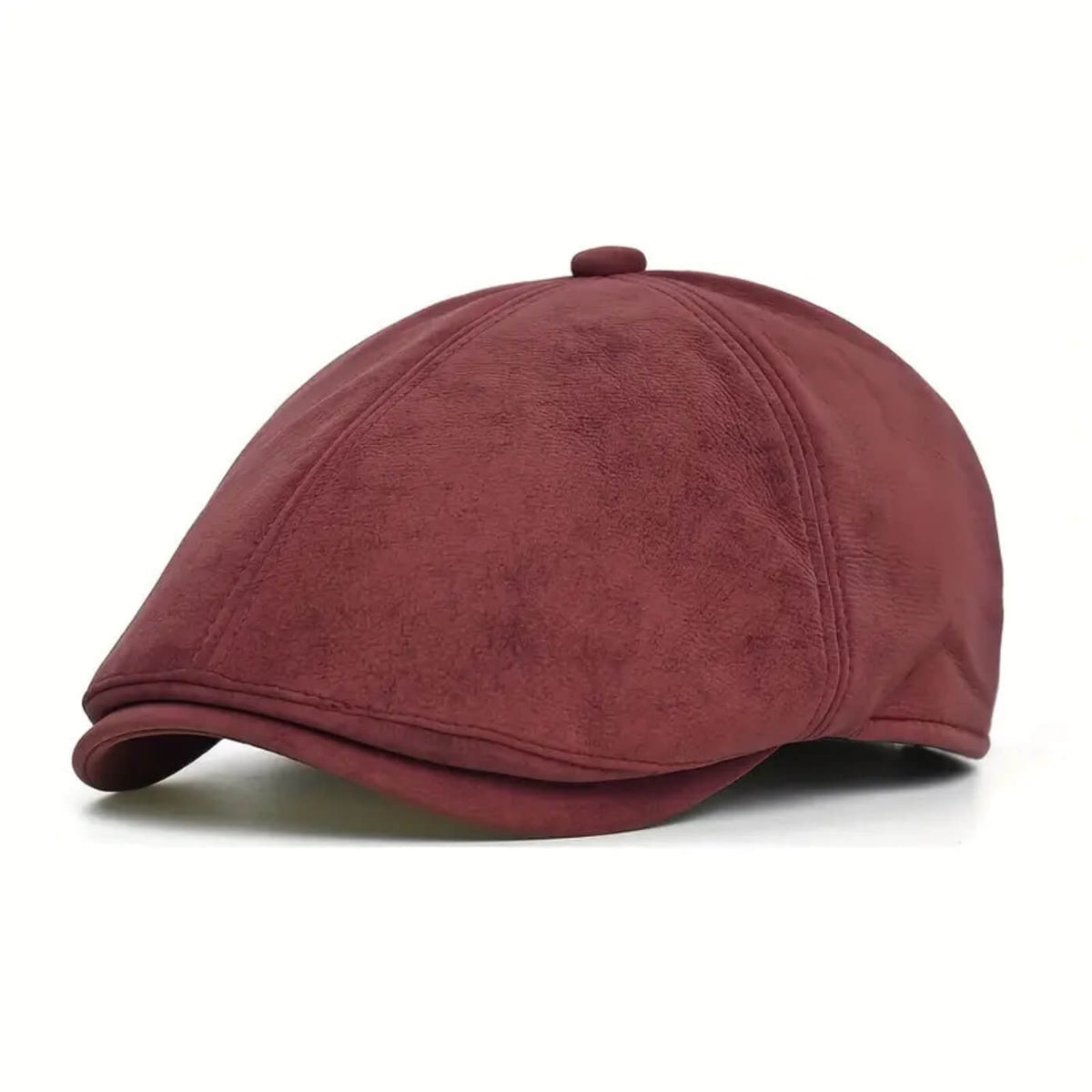 Suede Newsboy Cap