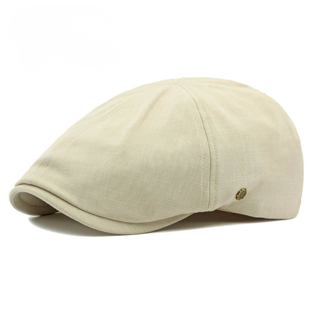 Brushed Cotton Flat Cap