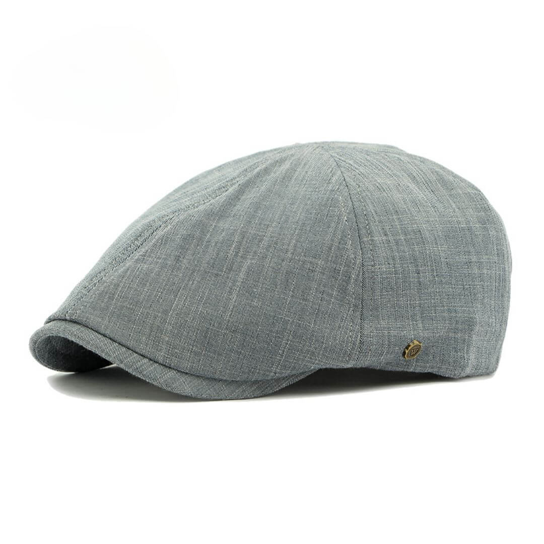 Brushed Cotton Flat Cap