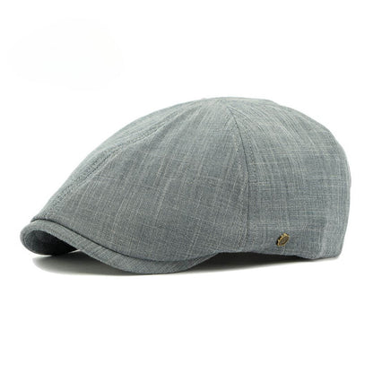 Brushed Cotton Flat Cap