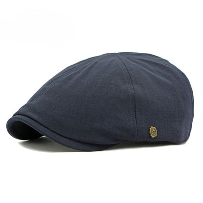 Brushed Cotton Flat Cap