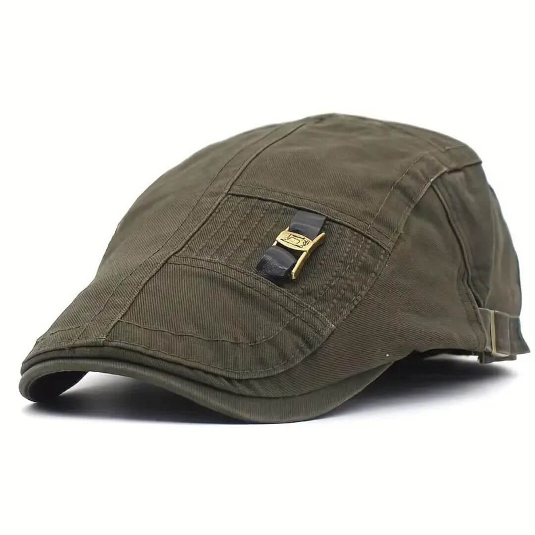 Twill Cotton Flat Cap