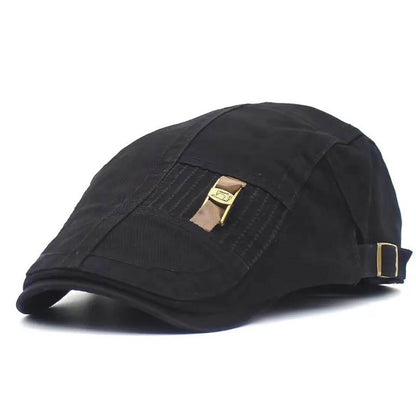 Twill Cotton Flat Cap