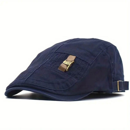 Twill Cotton Flat Cap