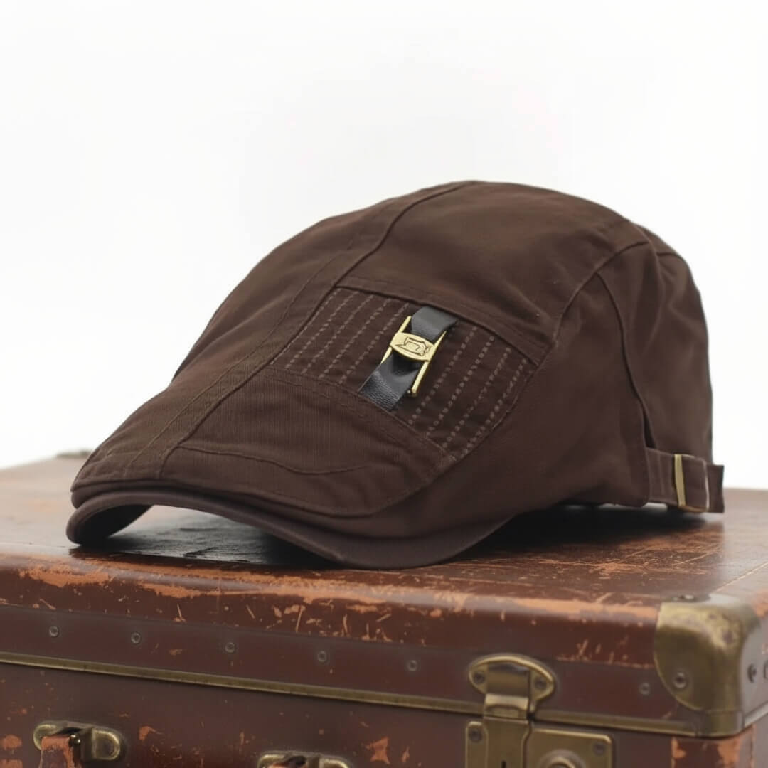 Twill Cotton Flat Cap