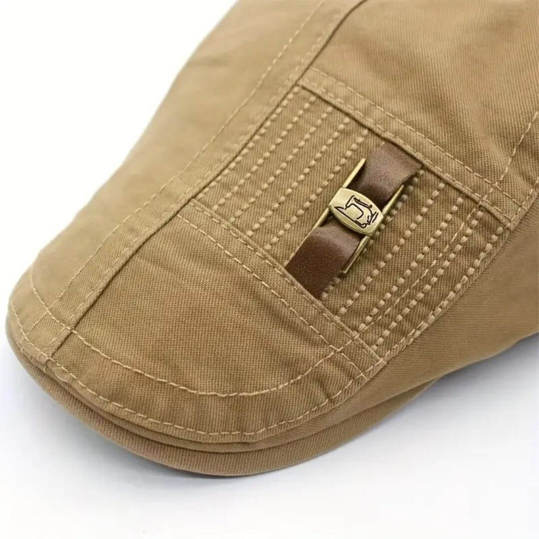 Twill Cotton Flat Cap