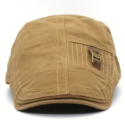Twill Cotton Flat Cap