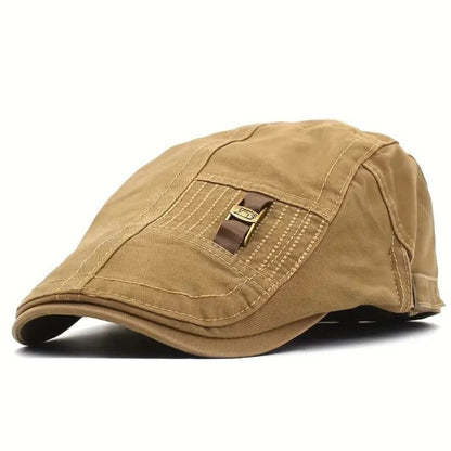 Twill Cotton Flat Cap