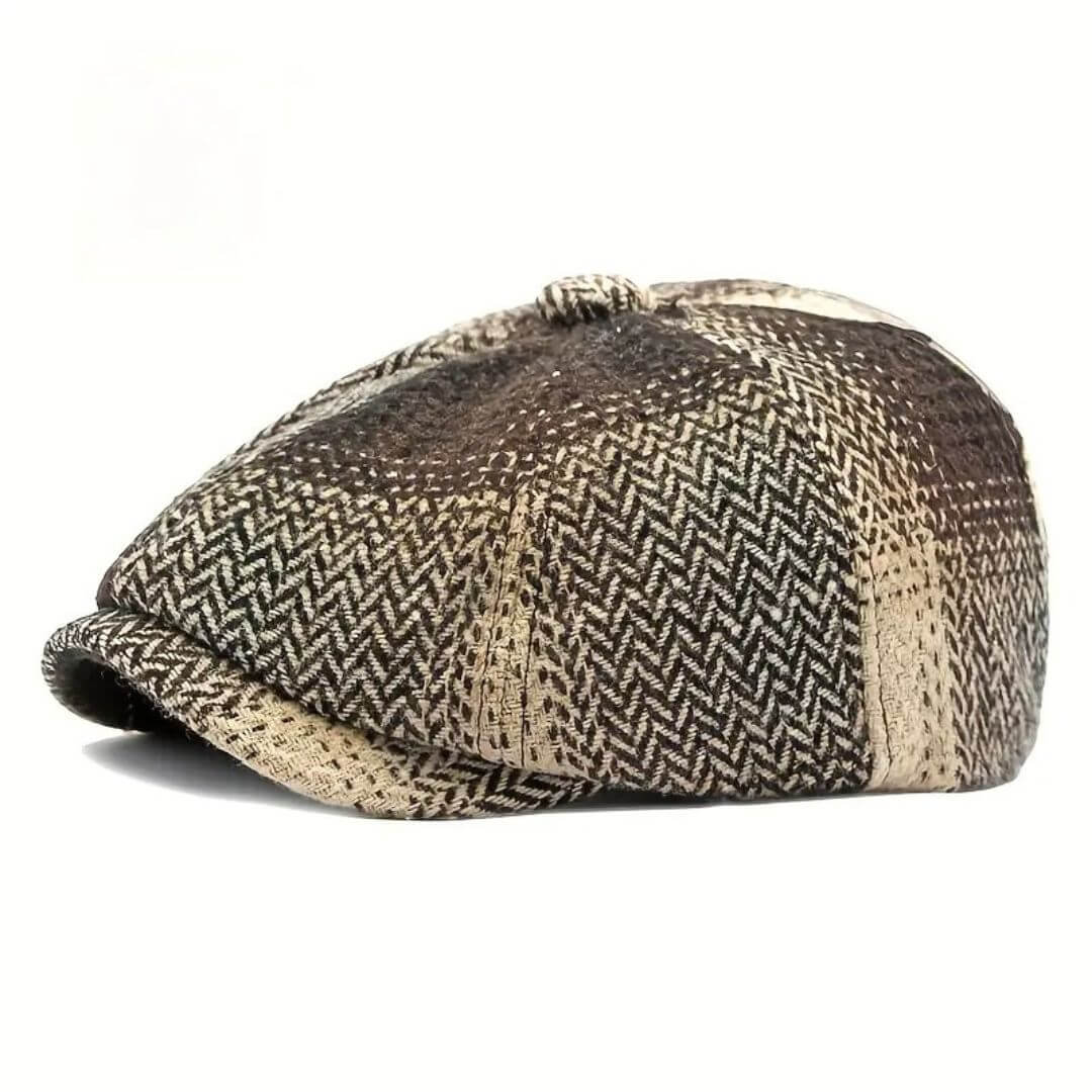 Wool Blend Newsboy Cap