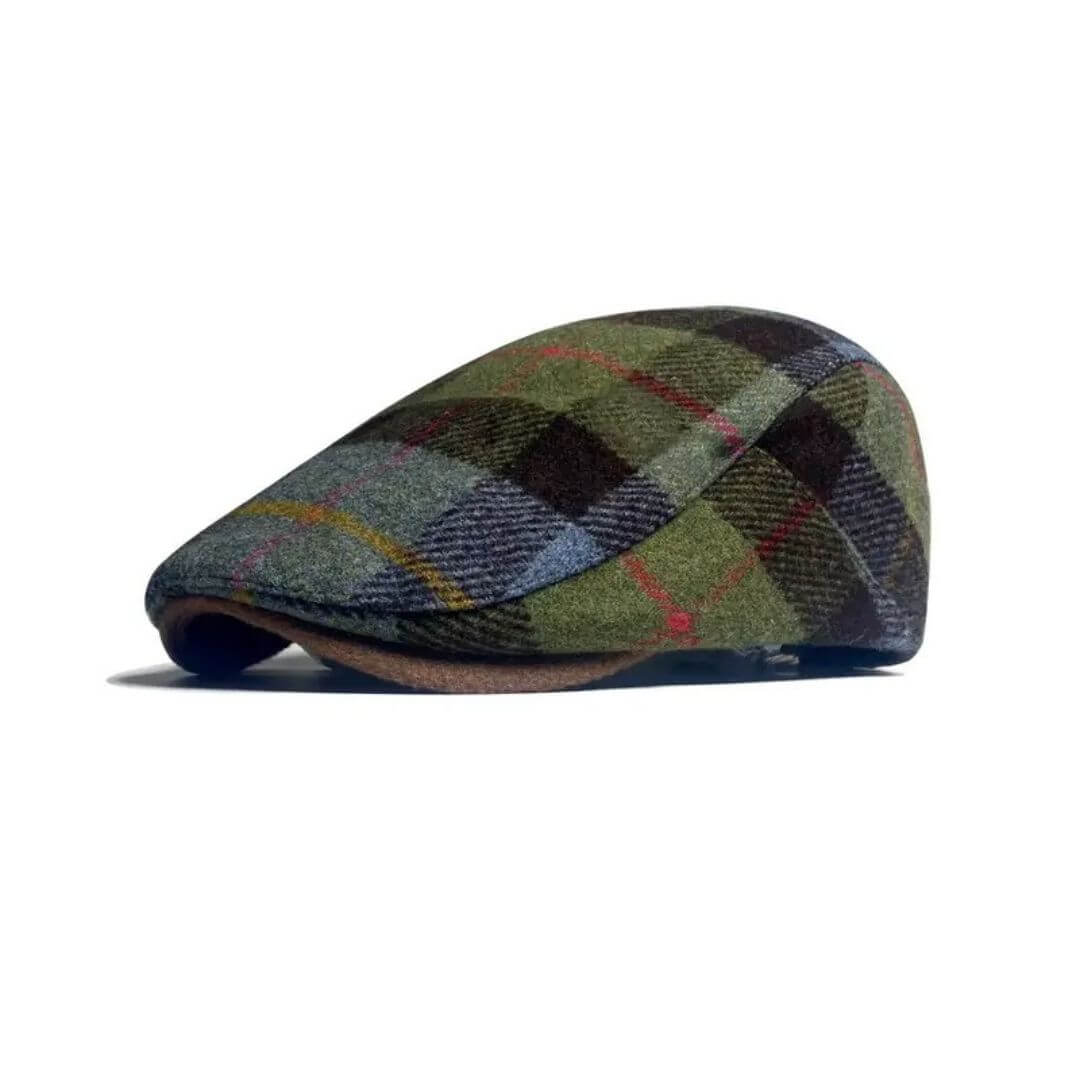 Wool Blend Flat Cap