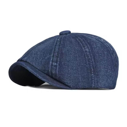Denim Newsboy Cap
