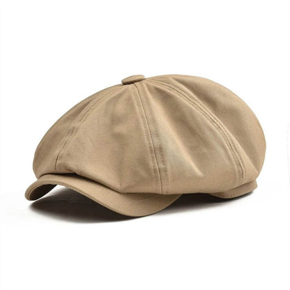 Cotton Twill Newsboy Cap