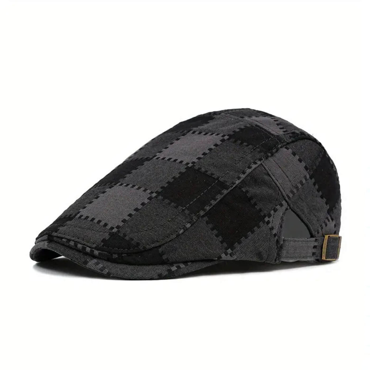 Plaid Flat Cap