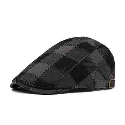 Plaid Flat Cap
