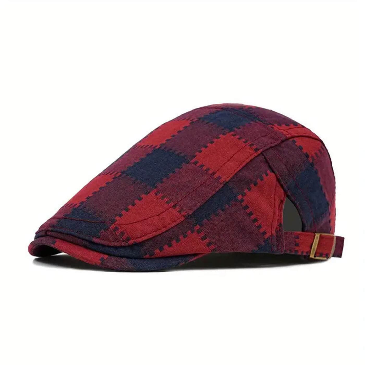 Plaid Flat Cap