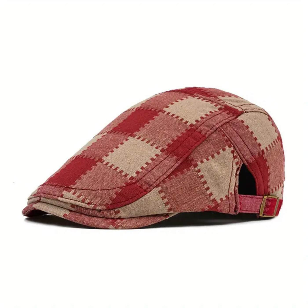 Plaid Flat Cap