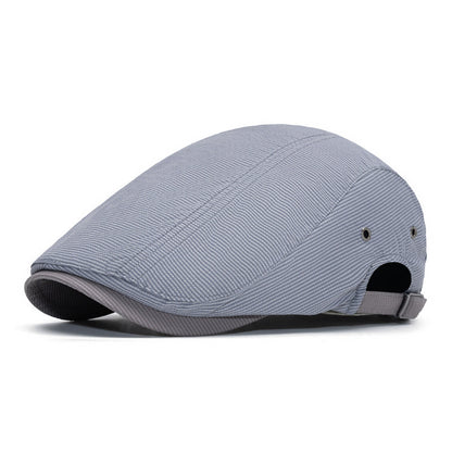 Pinstripe Cotton Cap