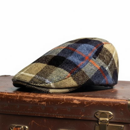 Wool Blend Flat Cap